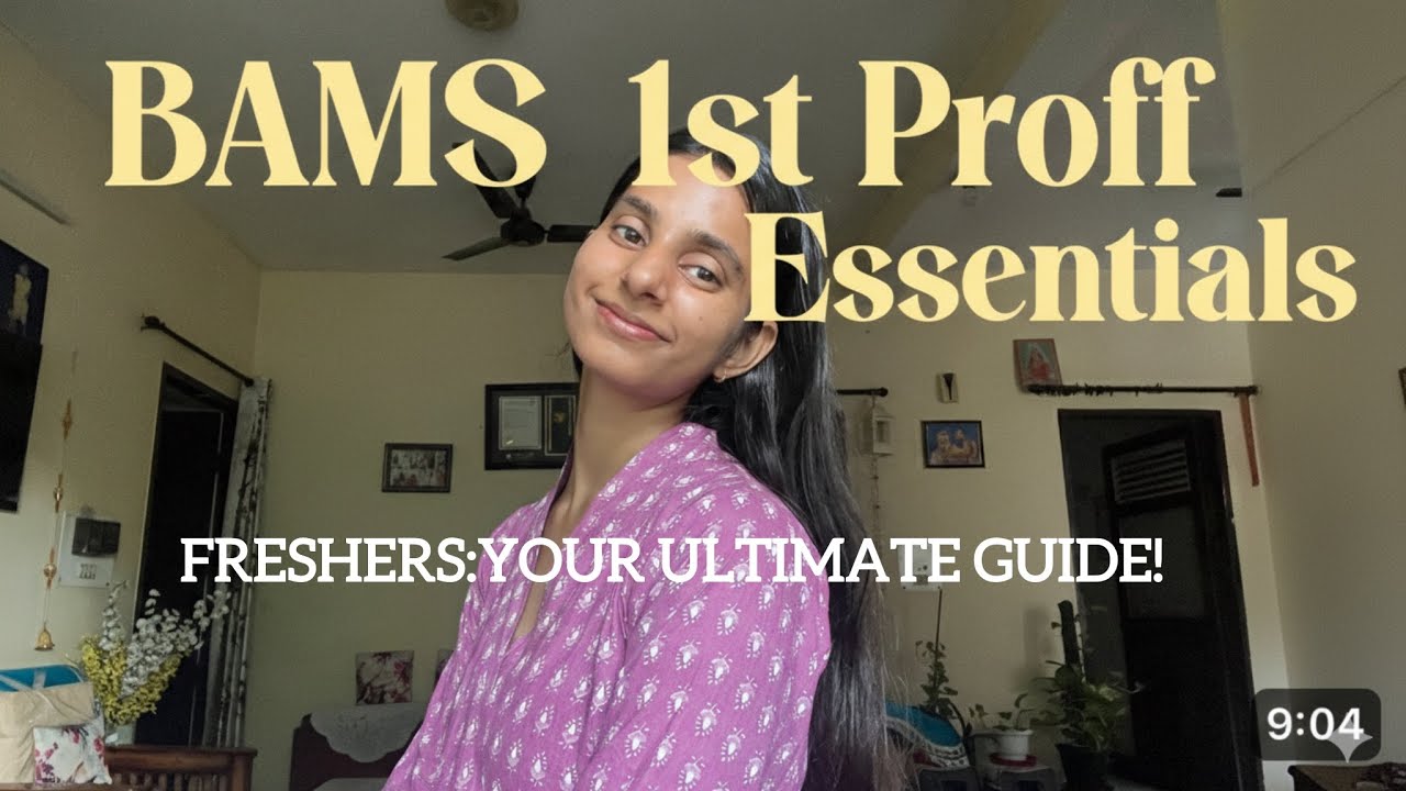 BAMS 1st Year Essentials | Must-Have Tips & Study Guide for Freshers📚