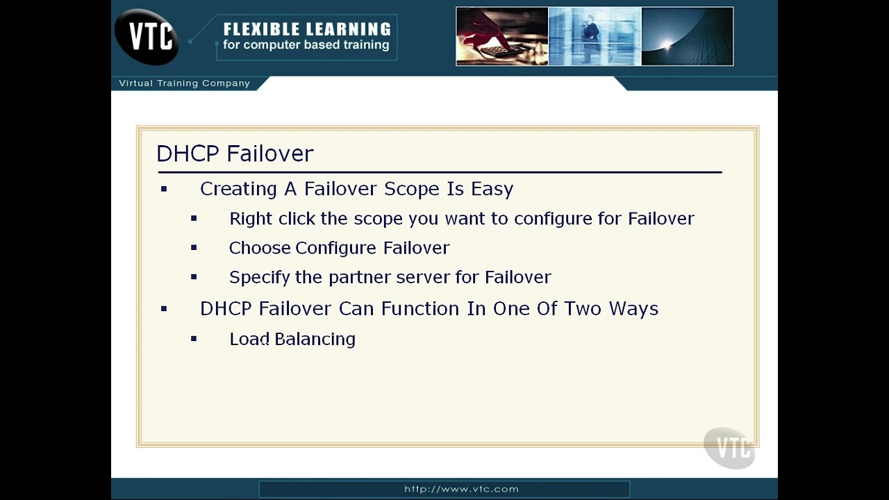 DHCP Failover  in Windows Server