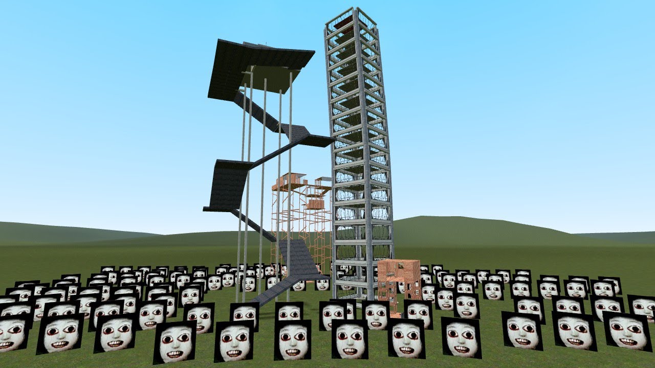 AHENO NEXTBOT VS TOWERS - GMOD
