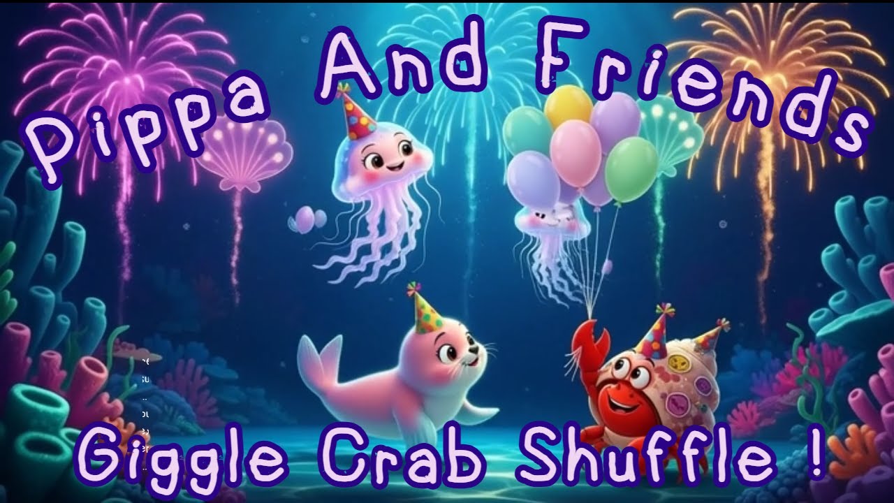 Pippa And Friends ...  Giggle Crab Shuffle!