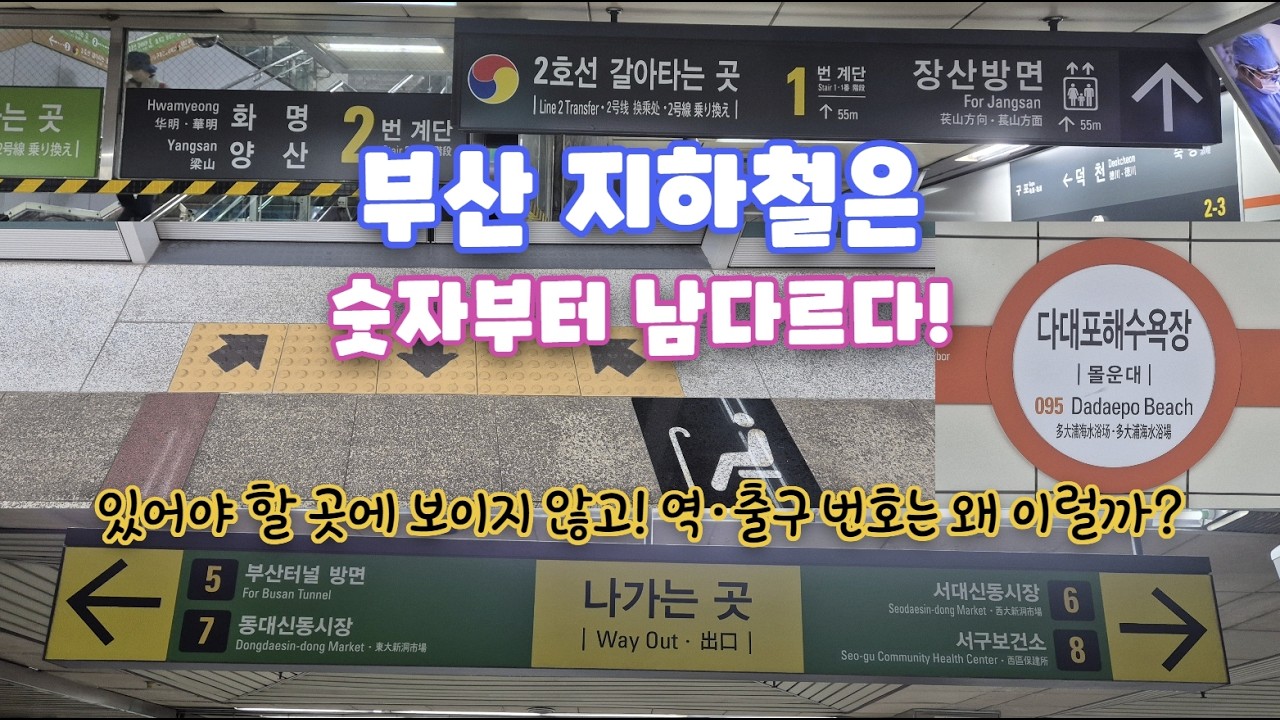 🚇 외지인은 모르는 부산 지하철만의 '기묘한 숫자' 비밀 TOP 4