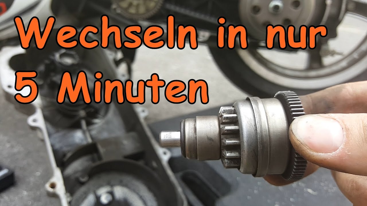 Anlasserfreilauf beim Rex Roller wechseln | Rollerfix