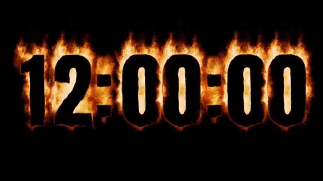 12 Hour timer | 720 minutes timer | fire vfx