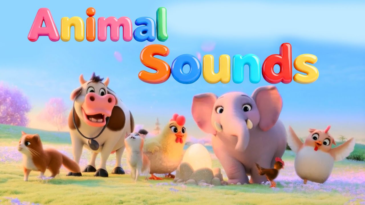 Animal Sounds Song for Kids | Learn Animal Names & Sounds