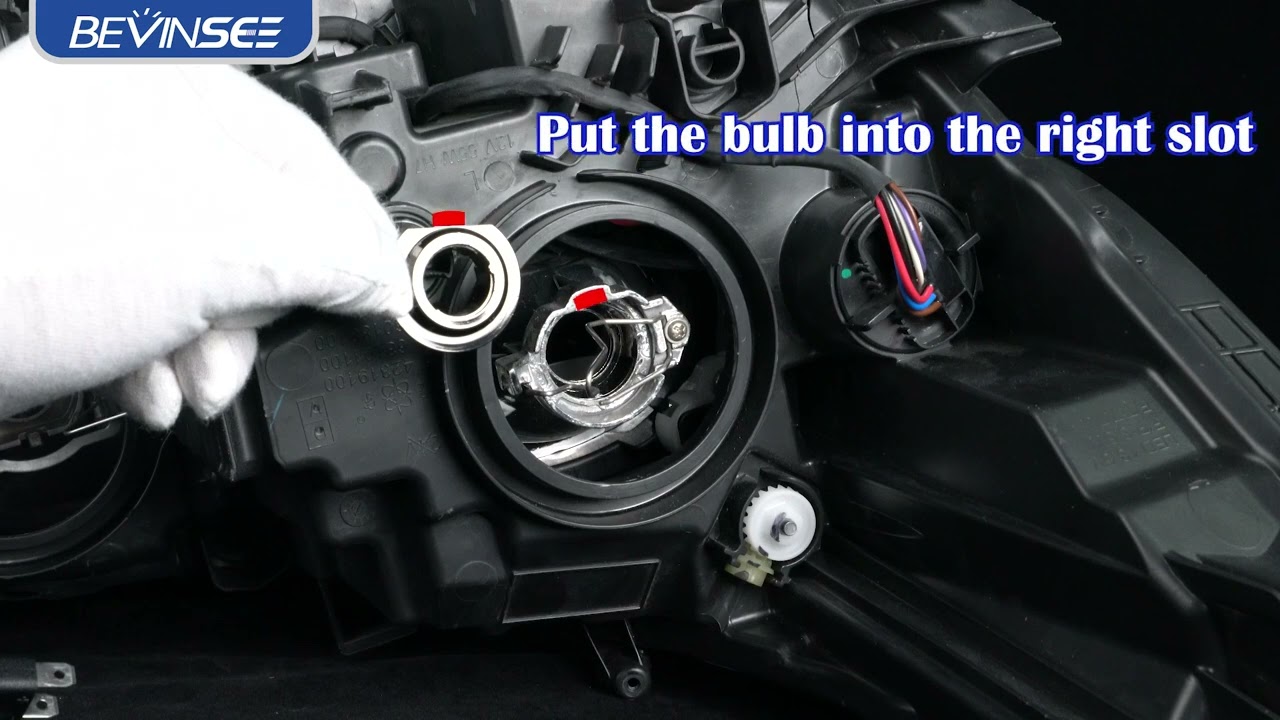 How to install your V55 H7 LED Headlight Bulb?