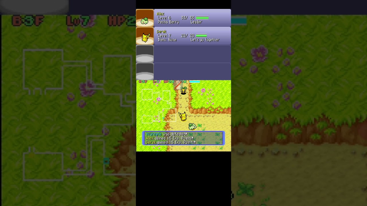 Pokemon mystery dungeon Blue rescue team part 1: rescuing Caterpie!