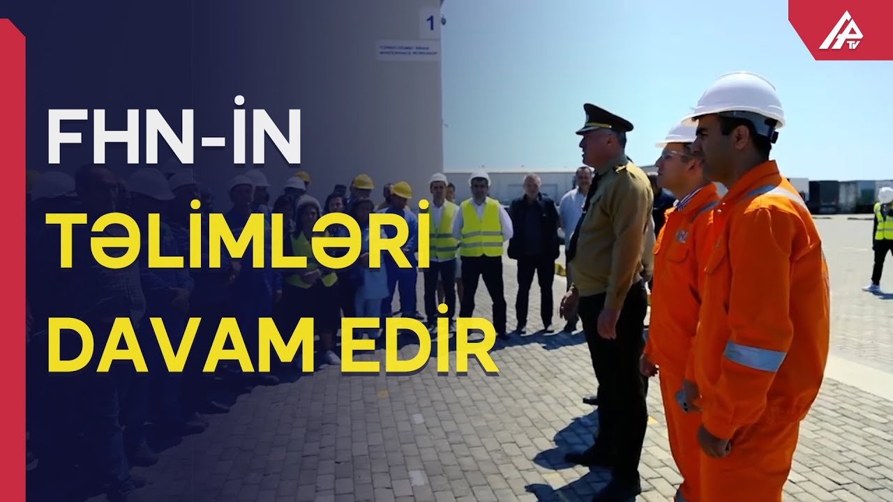 FHN Ələtdə şərti yanğın təlimi keçirdi