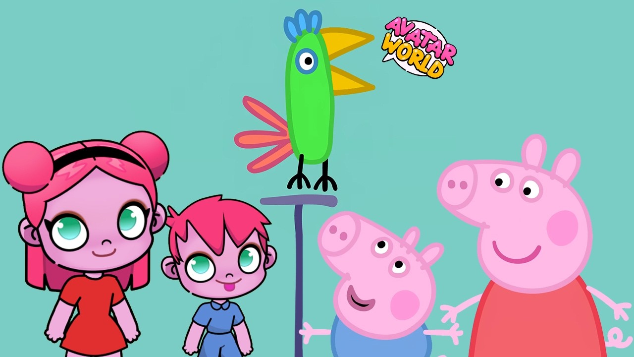 Granny Pig's Surprise Pet Arrives! 🦜🐷 | Peppa Pig in Avatar World