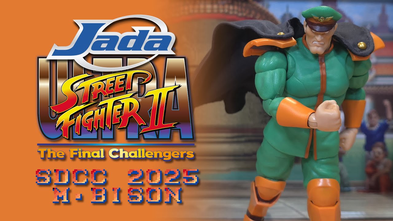 2025 San Diego Comic-Con NEXT LEVEL Exclusive Player 2 M. Bison Deluxe Action Figure Set – Jada Toys