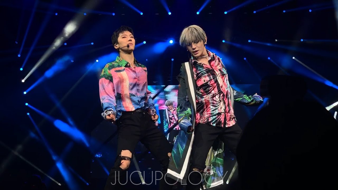 191111 [HD] Baby Don't Stop - Ten & Taeyong [슈퍼엠 SuperM] We Are The Future Live Fort Worth FANCAM
