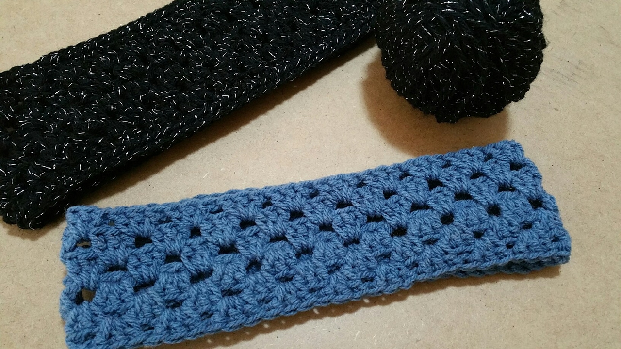 Fascia capelli granny square