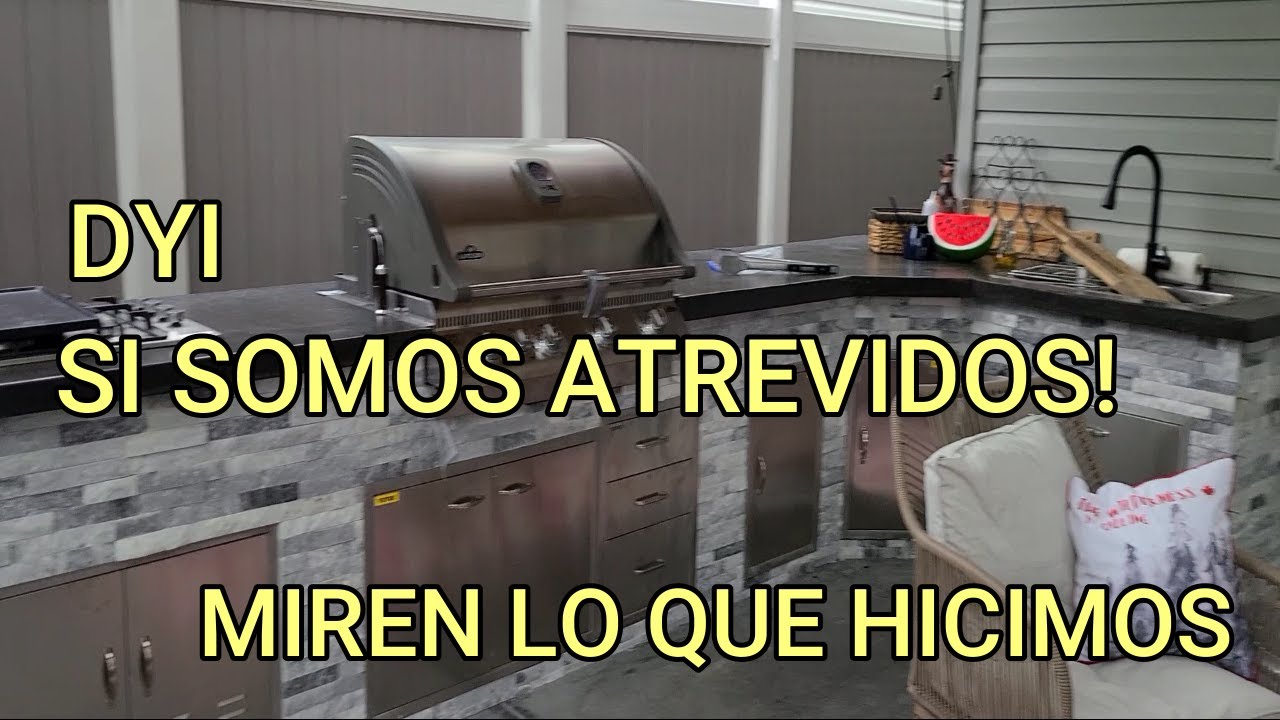 (DYI)HICIMOS LA COCINA DE PATIO