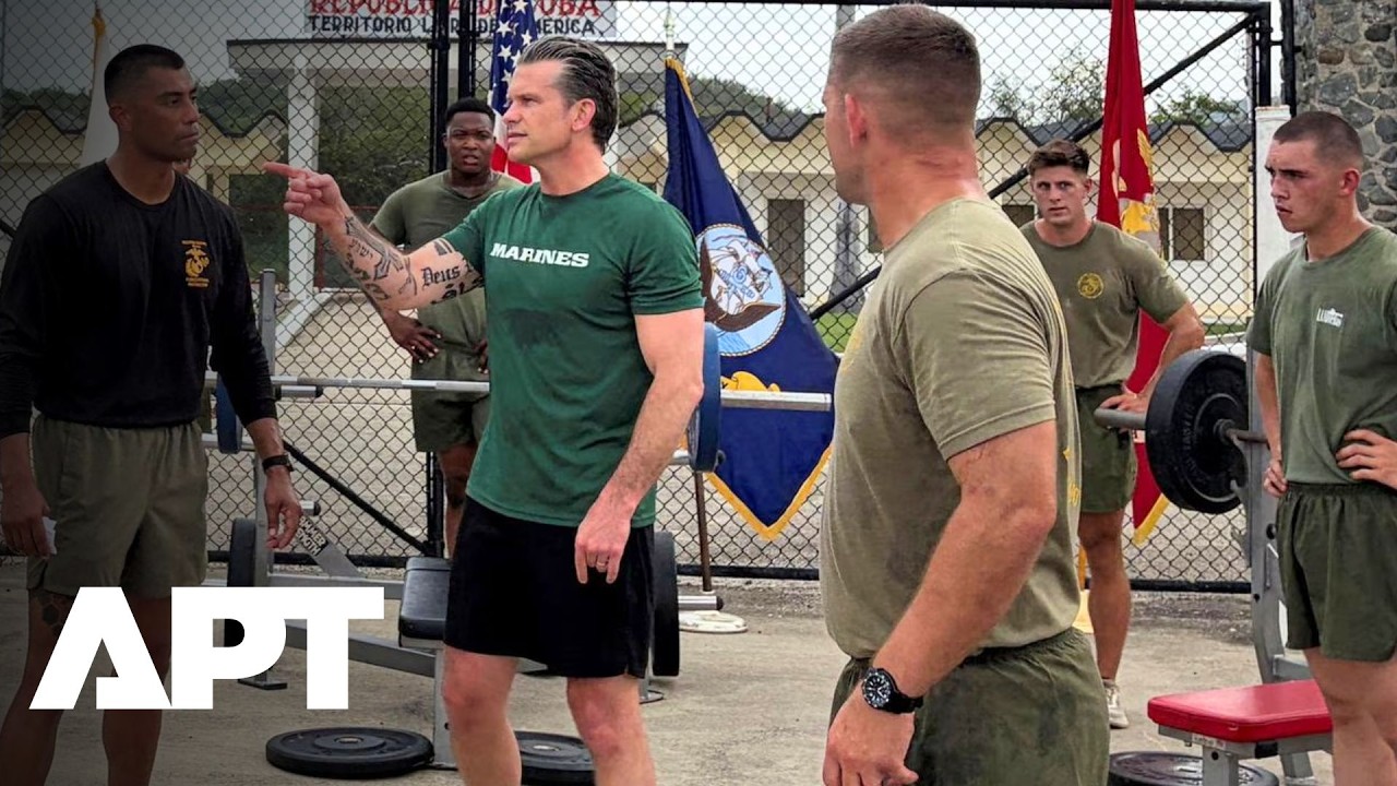 After Warning Cuba, Hegseth Joins Troops For PT At Guantanamo Bay | APT