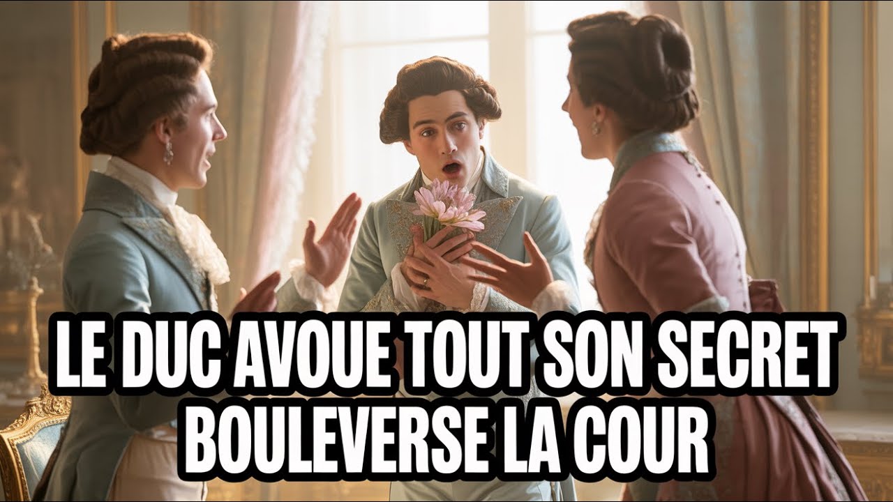 Coup de théâtre : le duc et la fleur révélatrice de son cœur !