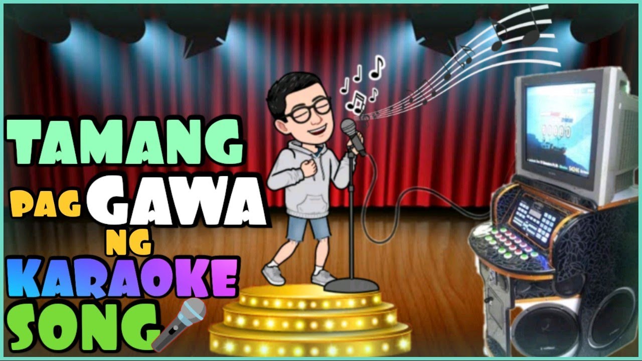Paano Gumawa ng KARAOKE Song with LYRICS | Paano gumawa ng videoke with lyrics | karaoke video