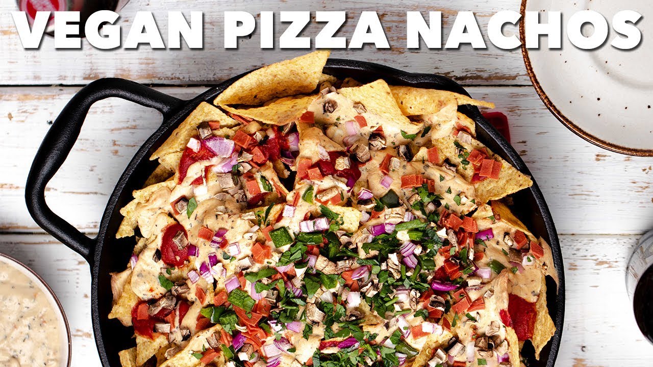 Oscar-Worthy Vegan Pizza Nachos | Vegan Party Snacks