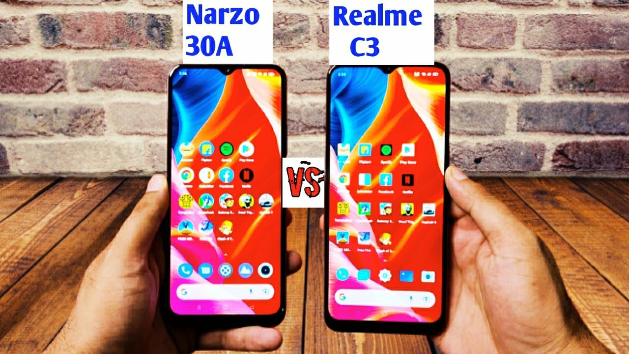Realme Narzo 30A vs Realme C3 Speed Test & Camera Comparison |