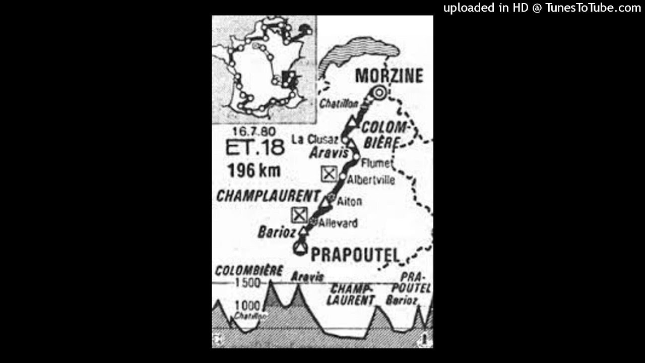 Radioverslag Radio Tour de France 1980 van de 18e etappe van Morzine naar Prapoutel