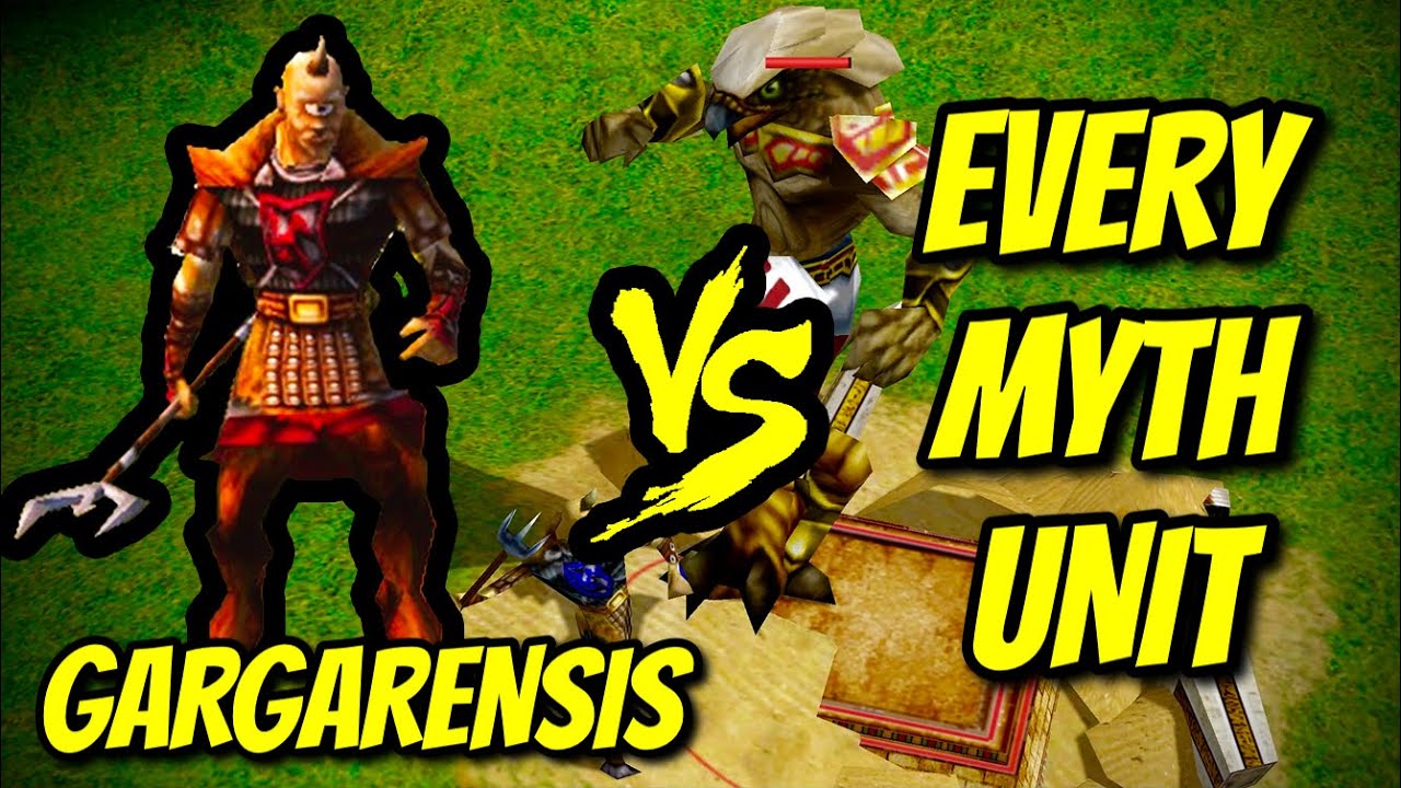 GARGARENSIS против КАЖДОГО МИФ-ОТДЕЛА | Age of Mythology