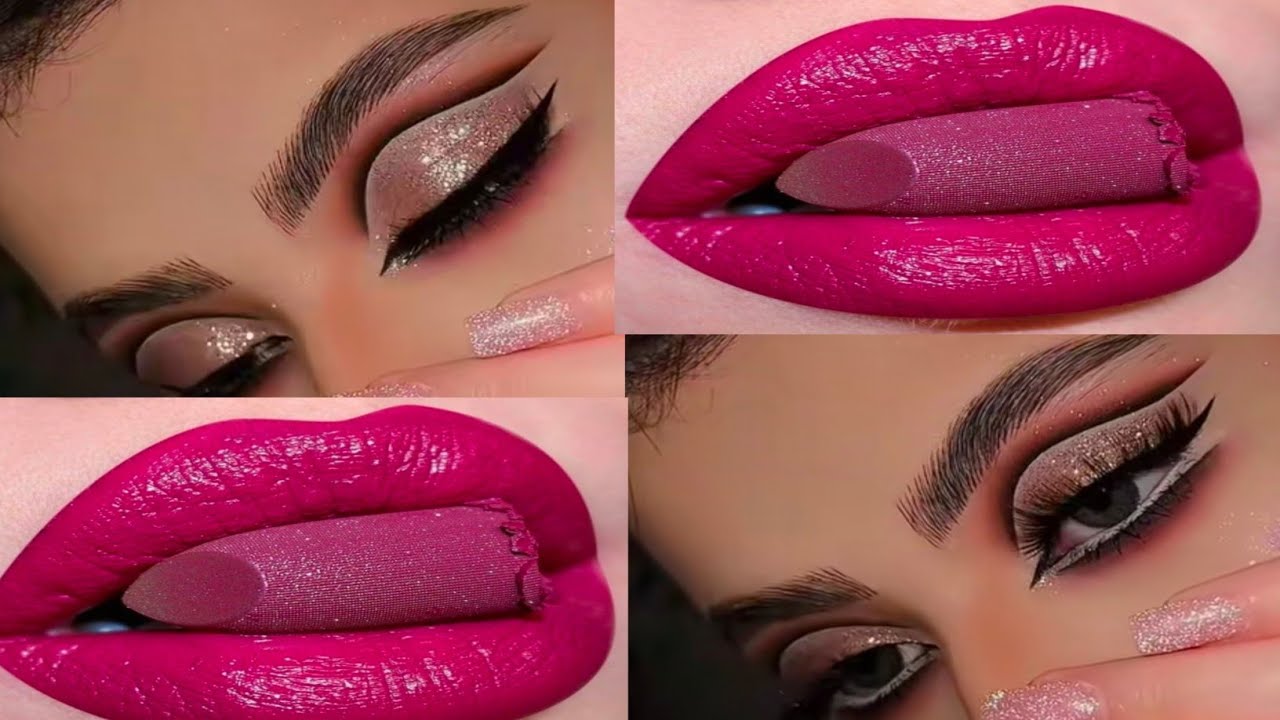 Simple and easy Arabic eyes makeup look tutorial step by step double liner makeup tutorial 👀💄