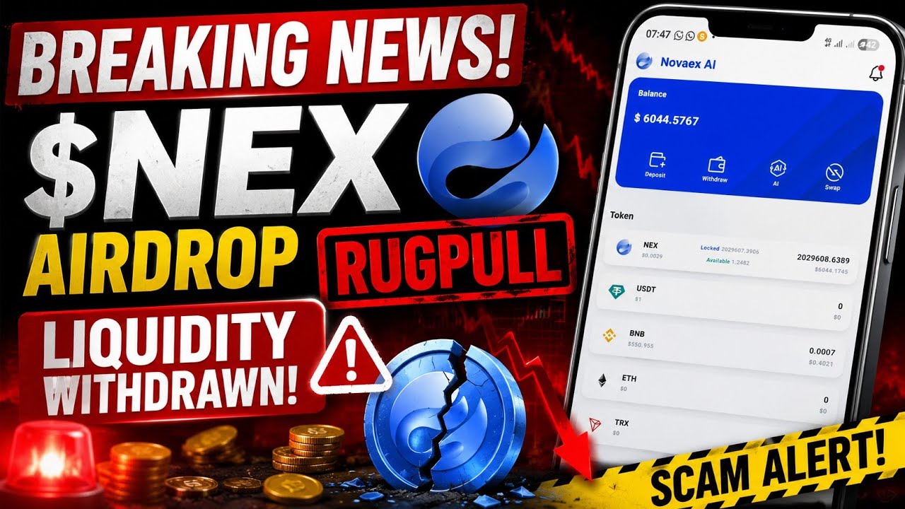 🚨 BREAKING: NovaEX AI $NEX Update: Unlock Locked $NEX Airdrop Liquidity Removed?🤯🤯🤯🤯