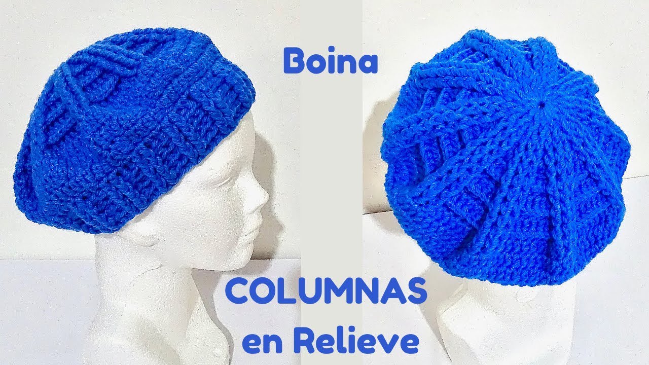 ¡¡PATRÓN!! de Boina a Crochet Buenísimo!! para invierno Mujer, Niños. Escolar.