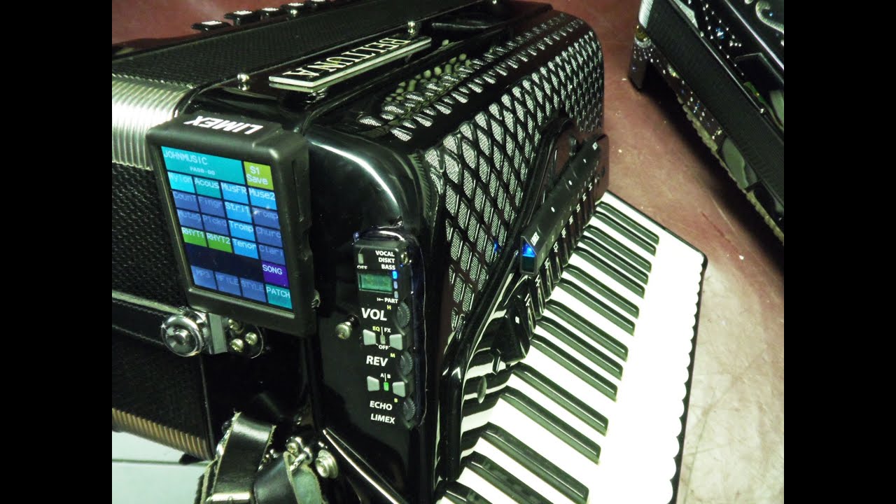 MIDI & MICS LIMEX PRO4 , easy convert  to V-ACCORDION