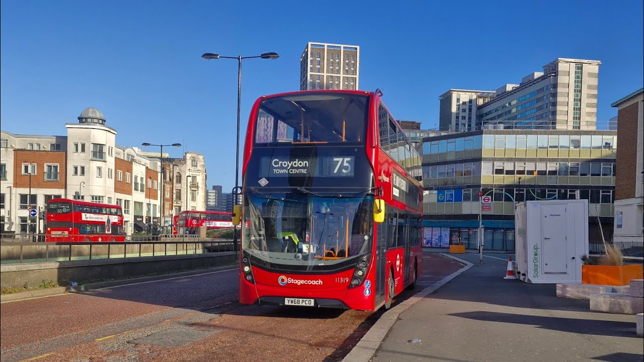 Full Route Visual | Route 75: Croydon Town Centre - Lewisham Station 