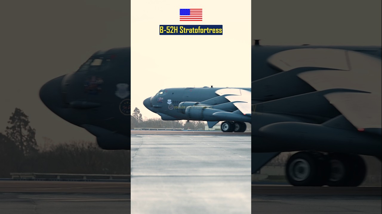 Witness the Mighty B-52s Take Off for APEX JET Operations ‼️