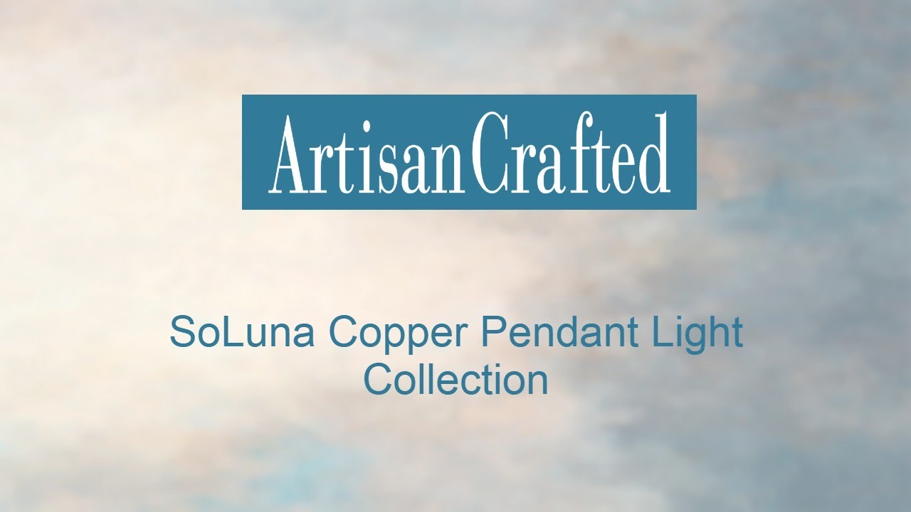 SoLuna Copper Pendant Light Collection