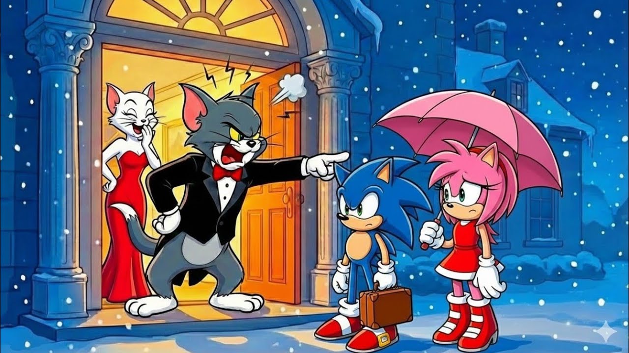 Because He Was Rich | Tom Betrayed Sonic & Amy 💔 | Jerry Helps Them | Sonic Fan Story
