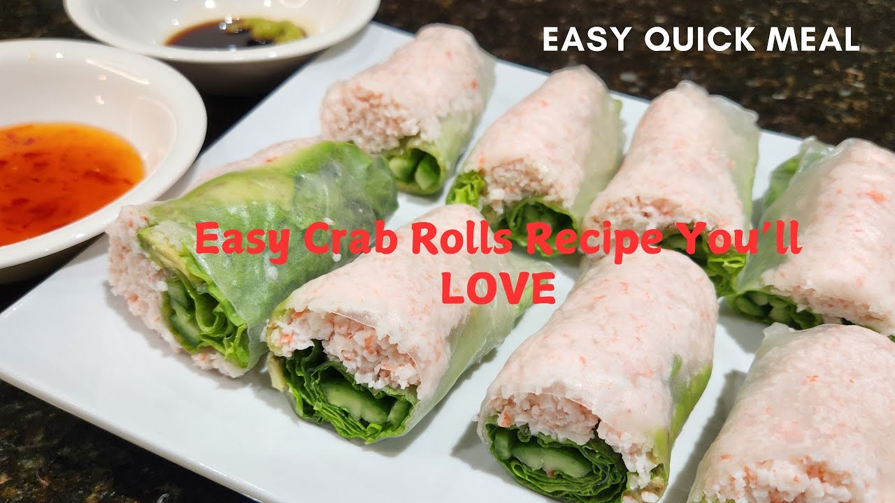Easy Crab Rolls Recipe You’ll LOVE 🦀