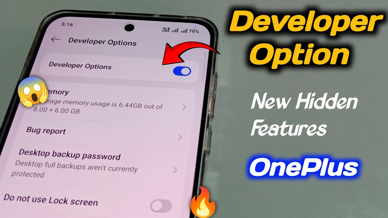 New Hidden Features 🔥 OnePlus Phone 📱 OxygenOS 16 Version 😱 OnePlus Nord 5, Developer Option 