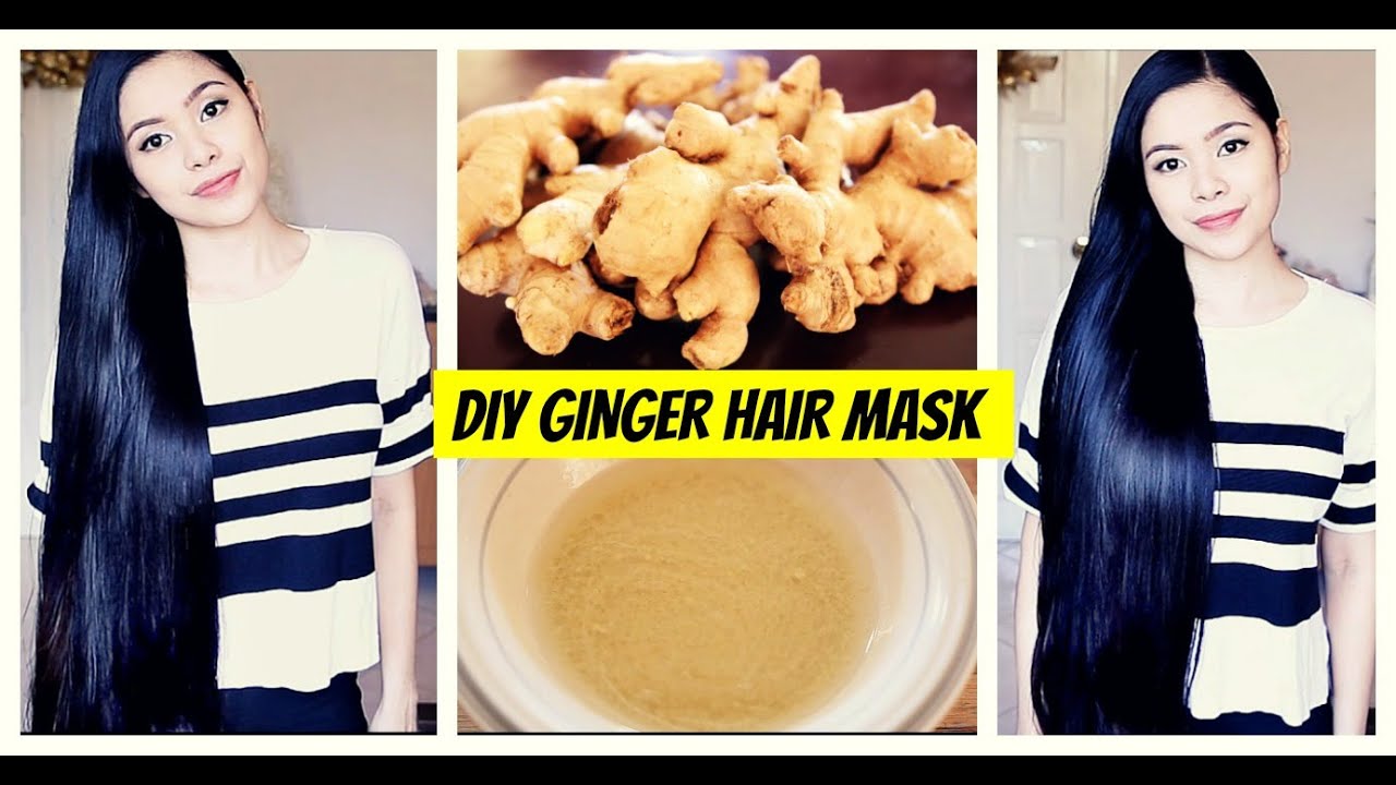 DIY Ginger Hair Mask for Hair Growth-Natural Hair Loss Treatment -Cure for Dandruff & Thinning Hair