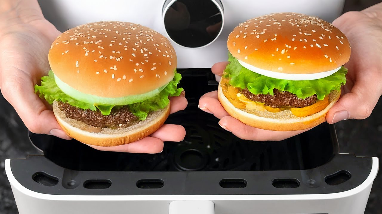 Burgery w frytkownicy beztłuszczowej? To takie proste!