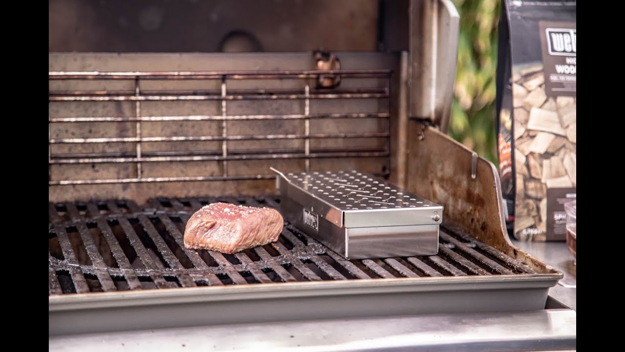 Gebruik van een Aroma Smoker box op de BBQ