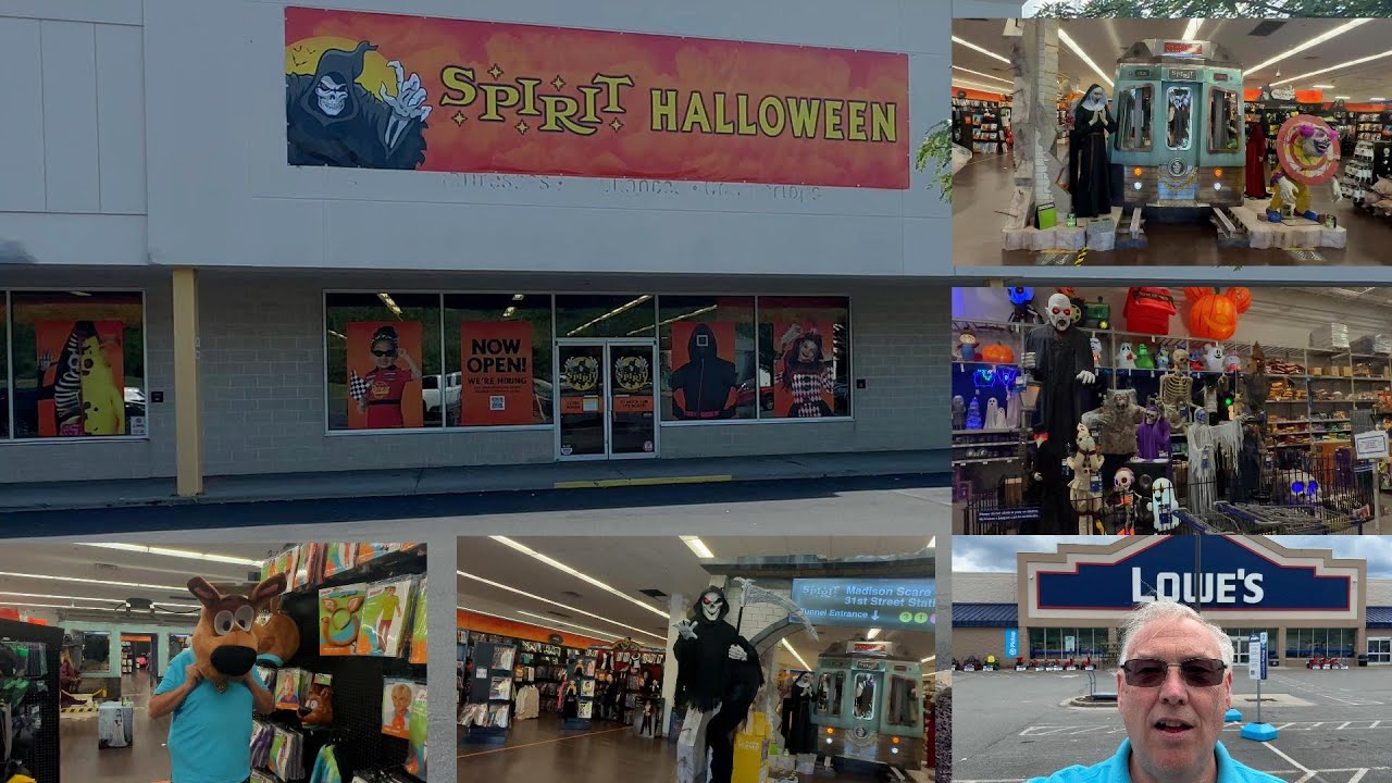 spirit halloween  and lowes animatronics 2025