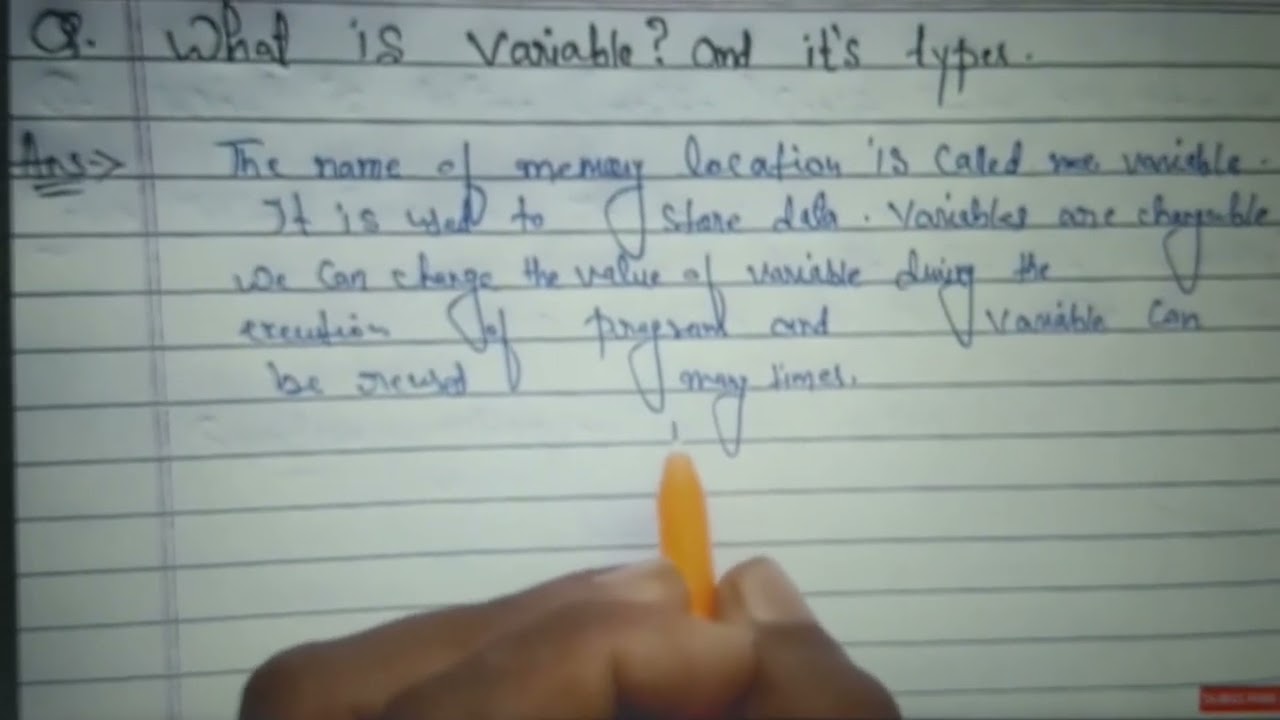 #learning  variable in c programming in Hindi | what is variable? and it's type of variable in Hindi
