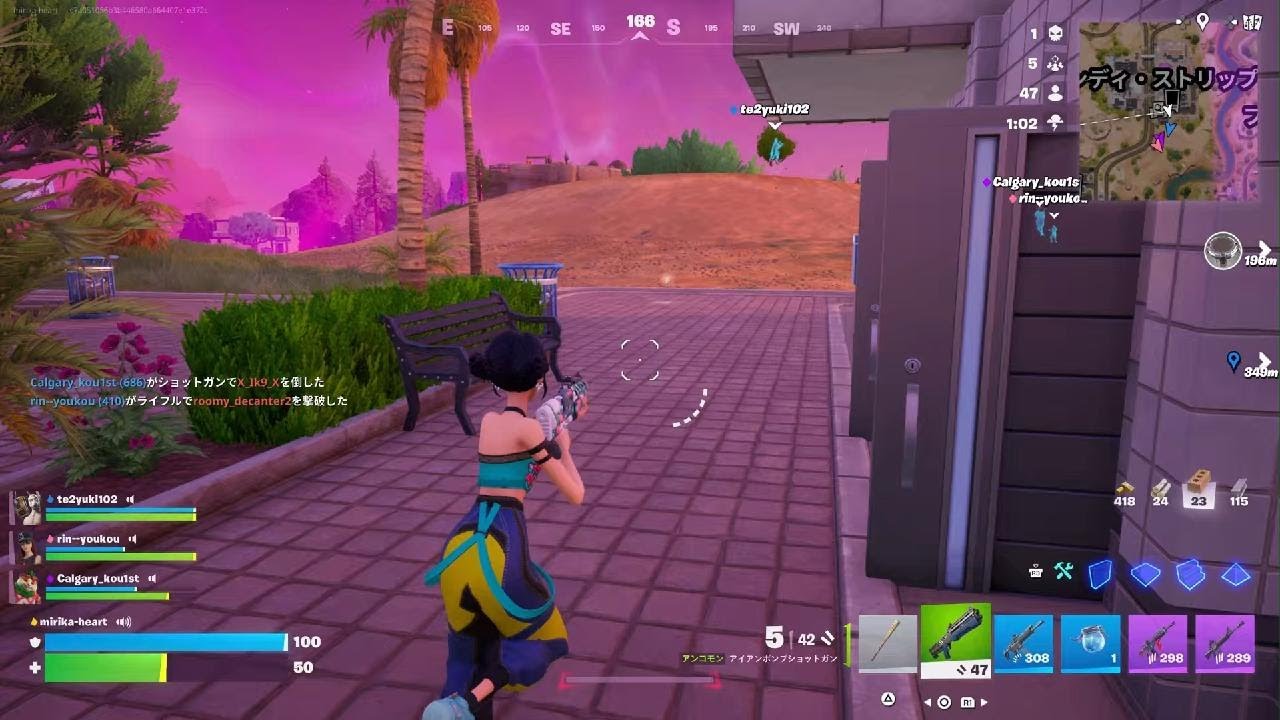 Fortnite_カルくんオラオラパート2（私お世話係）