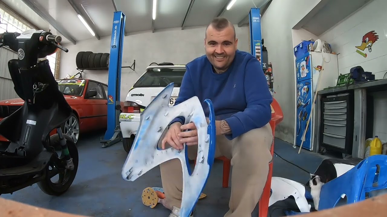 Pintamos la yamaha aerox