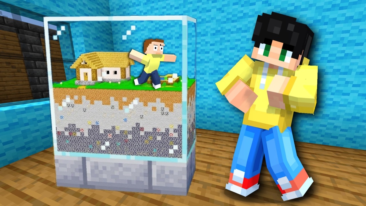 I Trapped My Friends in a TINY Minecraft World