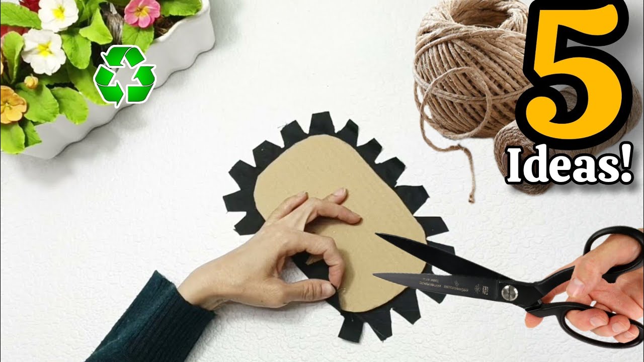 Super Beautiful but Low-Cost! 5 Best DIY Space-Saving Craft Ideas from Waste Material ♻️DIY _Basket