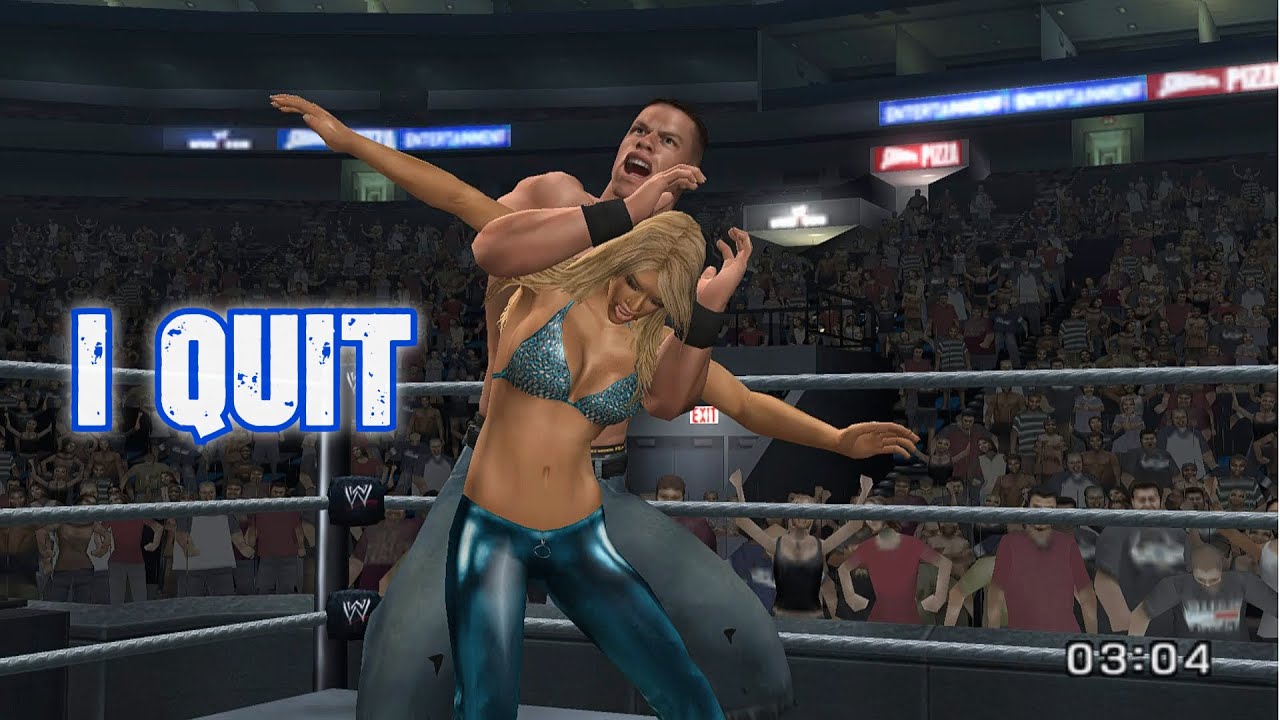 John Cena vs. Kelly Kelly | One Night Stand | IronMan Match | Mixed | WWE Smackdown! vs Raw