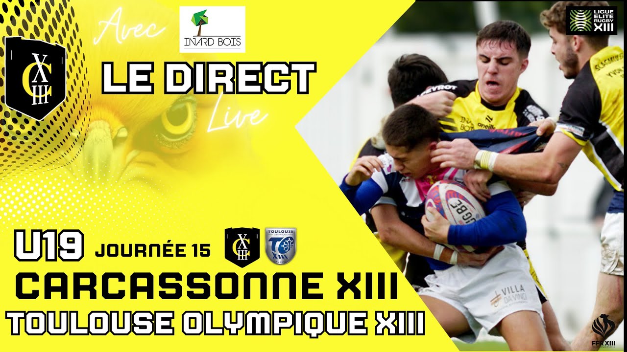 U19  : CARCASSONNE V TOULOUSE OLYPIQUE XIII