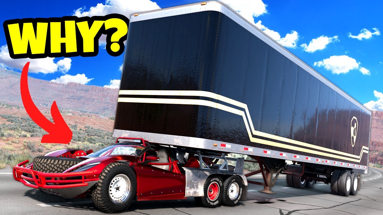 Turning a SUPERCAR Into a Tow Truck is AWESOME in BeamNG Drive Mods!