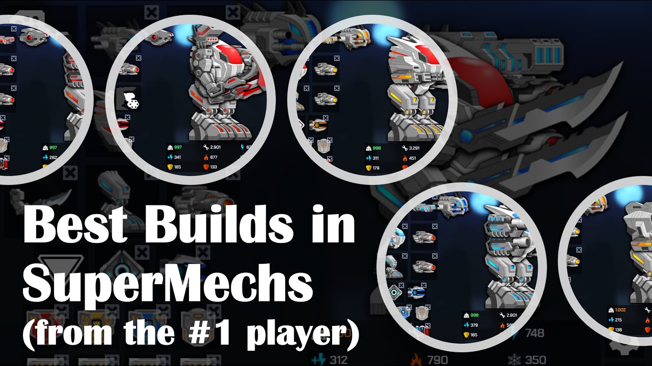 Best Builds in SuperMechs [Rank 1 meta builds] | SuperMechs