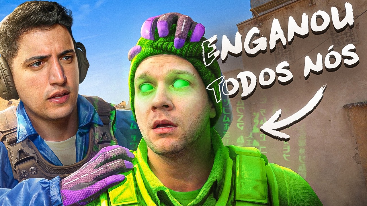 ele nos enganou por meses, mas AGORA SUA CASA CAIU!!! DESMASCAREI O STREAMER NÍVEL 30.000 no CS 2