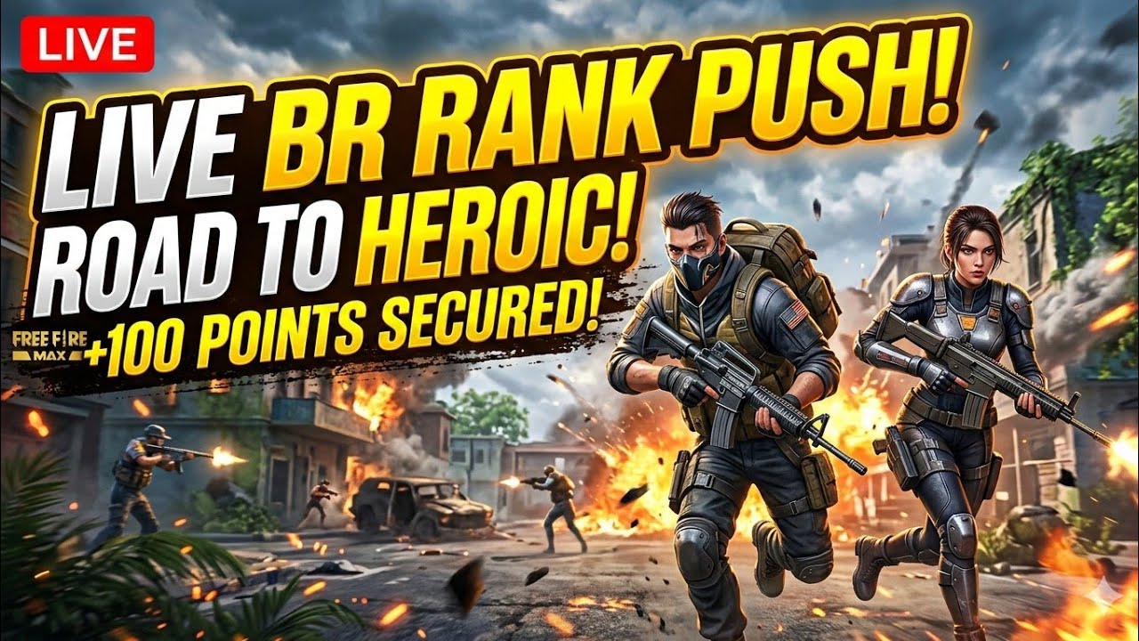NEW SEASON BR RANK PUSH! 🔥 Aiming for Grandmaster Top 100 🏆