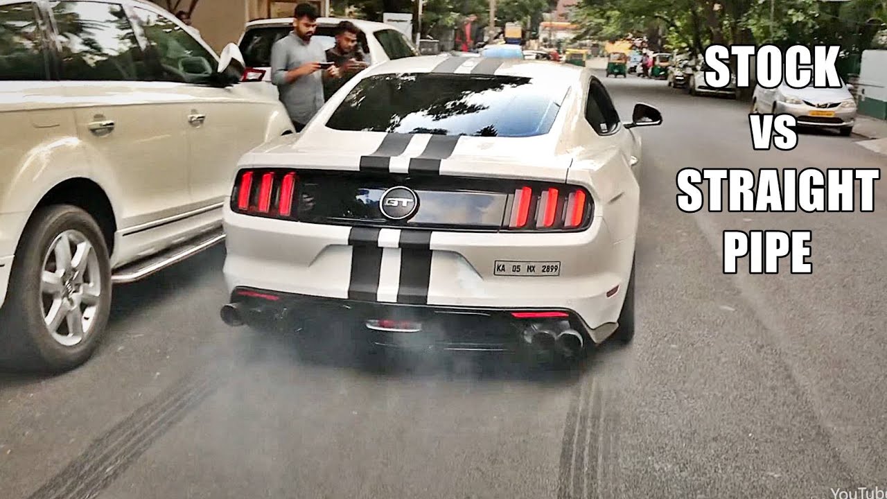 Mustang GT 5.0 Stock Exhaust Vs Loud Corsa Performance Exhaust