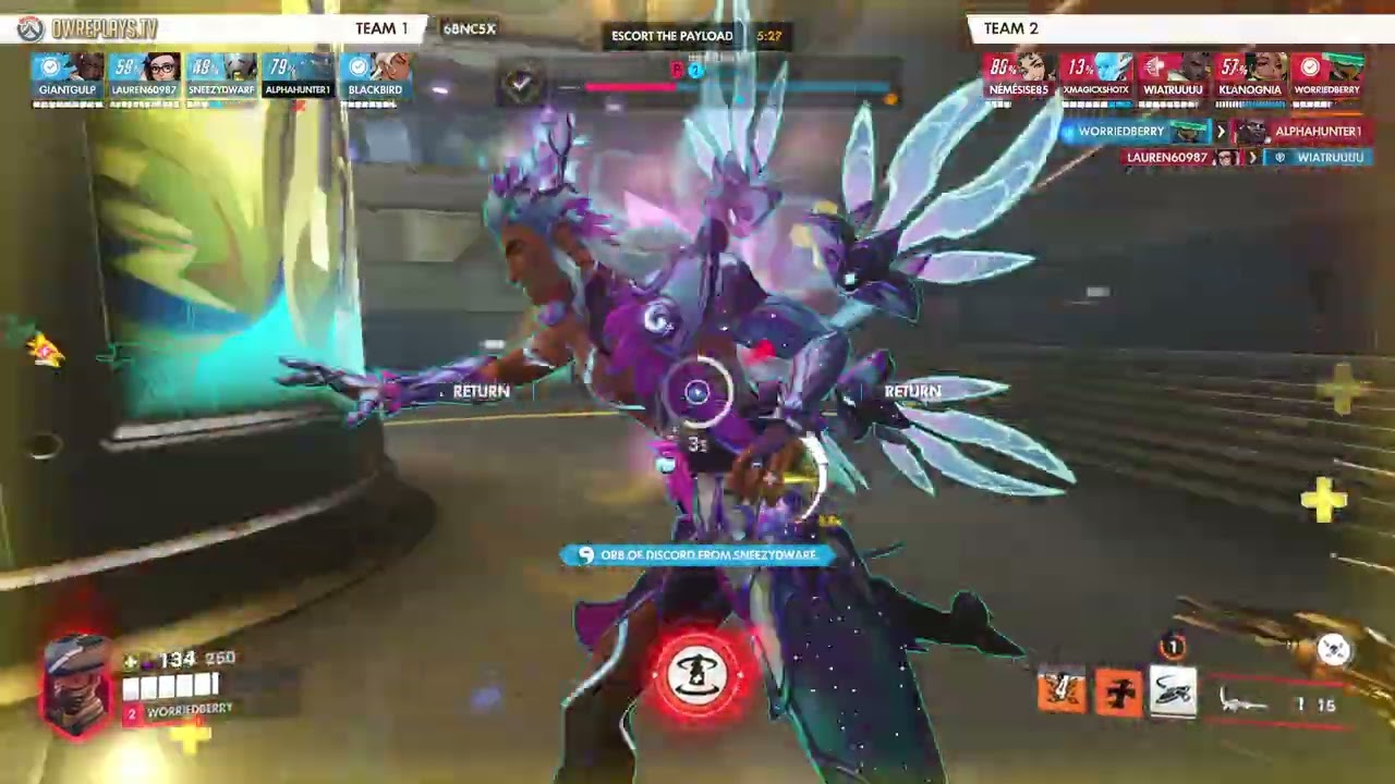 First time playing support how did I do? by WORRIEDBERRY — Overwatch Replay 68NC5X